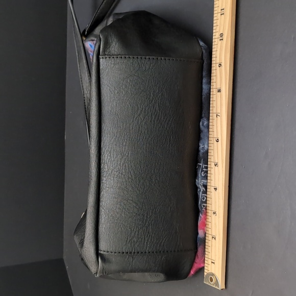 Desigual Women's Asymetrical Stylish Black /Multicolor Crossbody Bag. - Picture 14 of 15